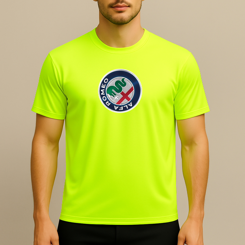 Men's Alfa Romeo Car Polyester T-Shirt